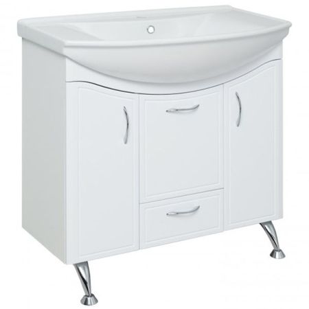 Тумба под раковину Runo Севилья 85 4620750021764 Белая