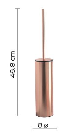 Gedy Elettra, напольный ерш, цвет медь, артикул EE33(15)