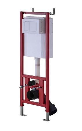 Инсталляция с белой клавишей DQ 400*165*1160мм (DI8640116), артикул DI8640116