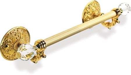 Stil Haus Noto Light, полотенцедержатель со стеклом Murano, длина 45 см, цвет хром, артикул NT06V(08)