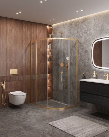 MOLVENO-RH-1-110/90-C-GM-IV Душевой уголок, артикул MOLVENO-RH-1-110/90-C-GM-IV