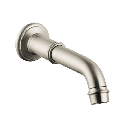 AX Montreux Излив для ванны 166-220мм, настенный, ¾’или ½’, цвет: шлифованный никель, артикул 16541820