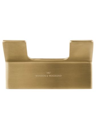 Двойной крючок для ванной WONZON & WOGHAND LOTTE, Брашированное золото (WW-8325-BG)