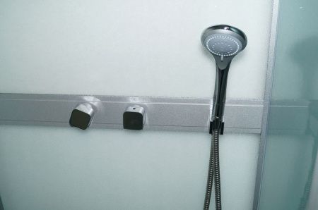 Душевая кабина Parly Frost FQ81 80х215 профиль Сатин стекло матовое рифленое