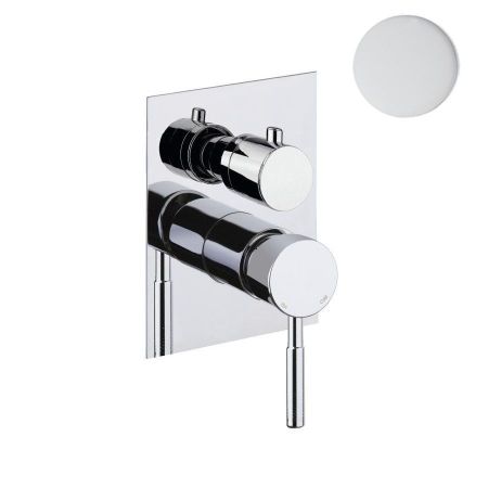 Смеситель для душа встраиваемый Webert Rimini RI880601740, белый, артикул RI880601740