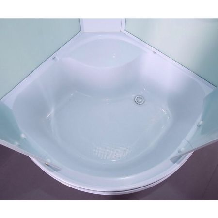 Душевая кабина Timo Eco TE-0780 P 80x80 профиль Белый стекло матовое, артикул TE-0780P