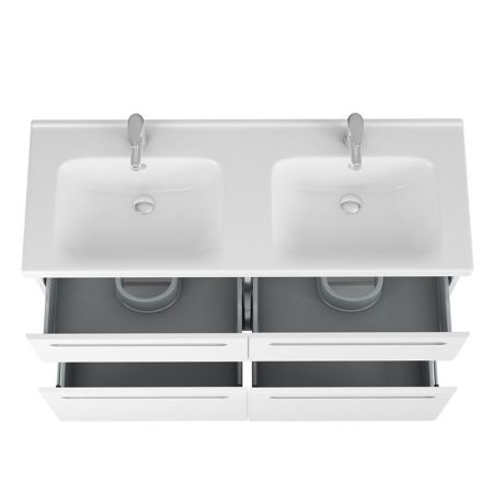 Тумба под раковину Owl 1975 Otalia 125 OW04.08.00 подвесная Белая, артикул OW04.08.00