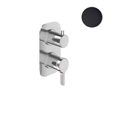 Смеситель для душа встраиваемый Webert Coral CO880601560, черный, артикул CO880601560