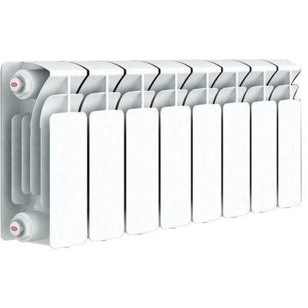 Биметаллический радиатор Rifar Base 200 8 секций с боковым подключением