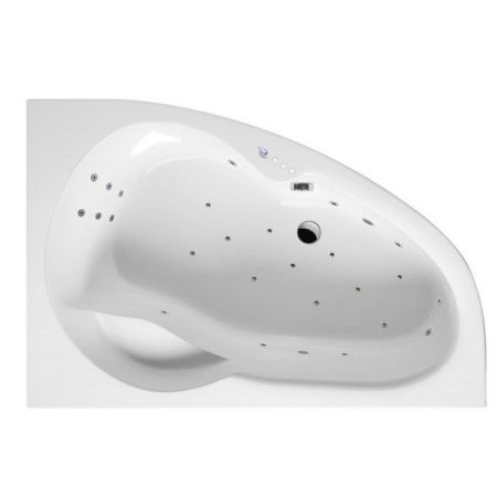 Ванна EXCELLENT Newa 160x95 (правая)  "ULTRA" (хром), артикул WAEX.NEP16.ULTRA.CR