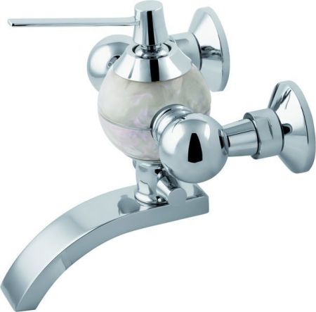 Mariner Perle, однорычажный смеситель для ванны, цвет красный, артикул 7201-205