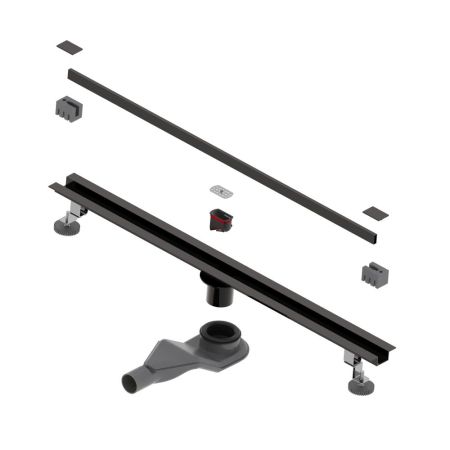 Душевой трап обрезной - SDR-50B - черный (600), артикул 76215060-04