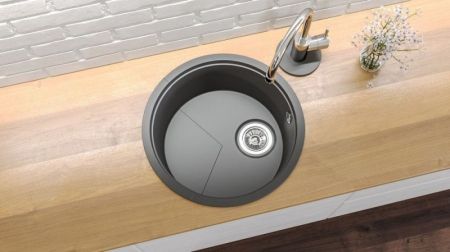 Кухонная мойка KitKraken Lake Grey 51 Серая