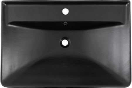 Раковина Aquanet Ирис 70 черная матовая