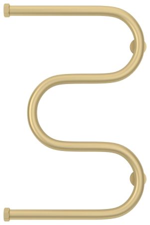 Полотенцесушитель водяной "М-обр.+" 600х400 Н. Г. 1" (Матовая шампань), артикул 022-4007-6040