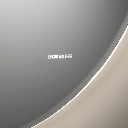 Зеркало, Decor Walther, Reflect 90 LED, круглое, ширина, мм-900, глубина, мм-25, высота, мм-900, тип установки-настенный, с подсветкой, тип освещения-светодиодная подсветка (LED), 3000-6000 К, функция антизапотевания, тип включения-сенсорный, артикул 0124900