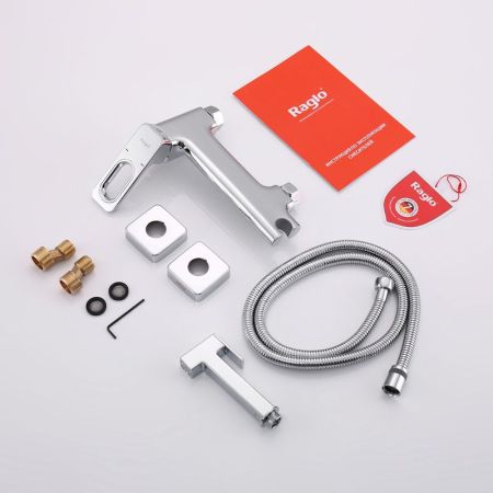 Гигиенический душ со смесителем Raglo R51.51, хром