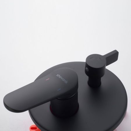 Душевая система встраиваемая Shevanik S4335H, черный