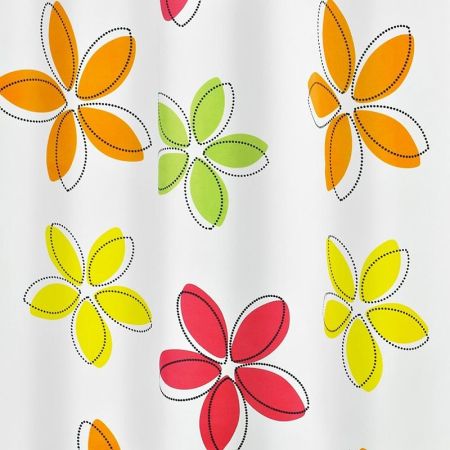 Штора для ванны Ridder Fleur 200х180 Оранжевая, артикул 47350