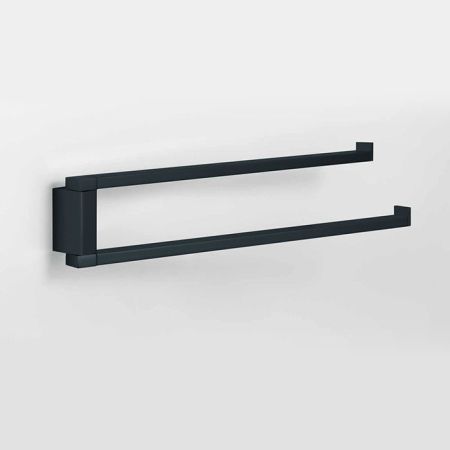 Colombo MiniQ Полотенцедержатель двойной 33см, цвет: графит матовый, артикул B5012.GM