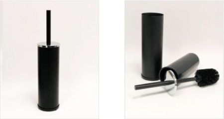 Ершик для унитаза WasserKRAFT K-1027B Черный Хром