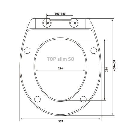 Сиденье BERGES TOP slim SO
