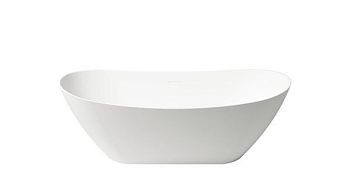 Zenon Maggiore, акриловая ванна овальной формы, 170x72xh60 см, цвет белый матовый