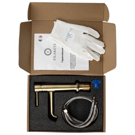 Смеситель для раковины FILARETE Roun FL5020MG, матовое золото