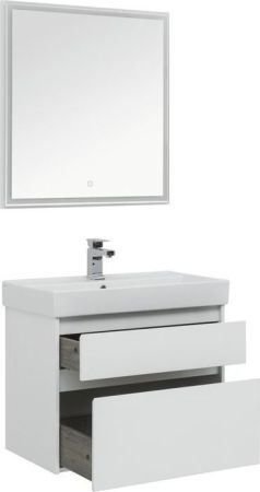Мебель для ванной Aquanet Nova Lite 75 белый (2 ящика), артикул 00242903