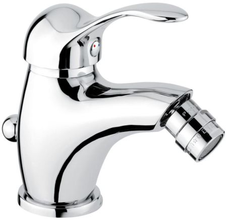 Смеситель Melody с донным клапаном для биде, цвет хром, артикул 11004CR