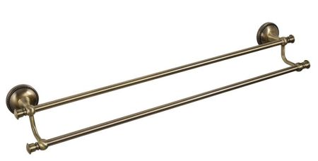 Полотенцедержатель трубчатый двойной Grampus Alfa (GR-9502), артикул GR-9502