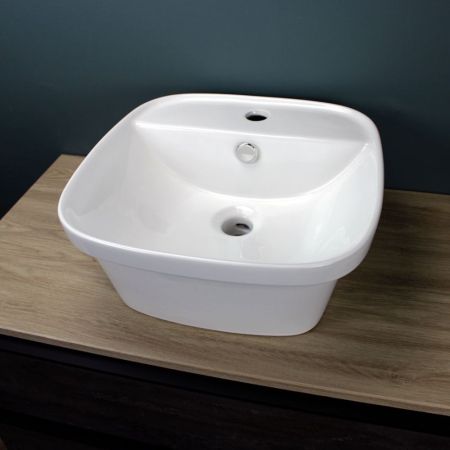 Раковина чаша Maretti FL13NS37-844, белая, артикул FL13NS37-844