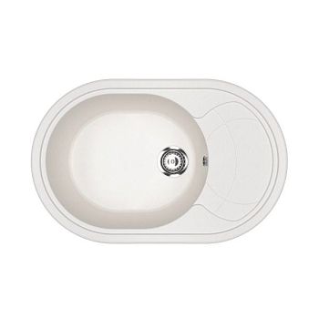 Кухонная мойка Ulgran U-610-341, ультра-белый