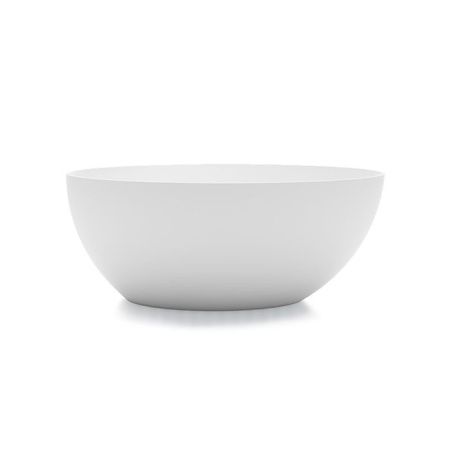 GRUPPO TREESSE Bali Ванна отдельностоящая 160x85x62h мм., с сливом-переливом и сифоном, SOLID SURFACE, цвет белый глянцевый