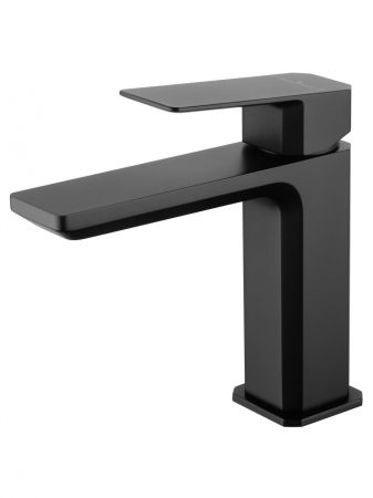 Смеситель для раковины WONZON & WOGHAND DIAMOND, Черный матовый (WW-88139011-MB), артикул WW-88139011-MB