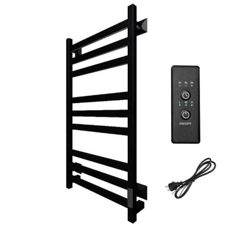 Полотенцесушитель электрический (лесенка) Тругор Пэк сп 21 кв 80х50 см, черный, артикул ПЭК сп 21кв/8050черныйВГП