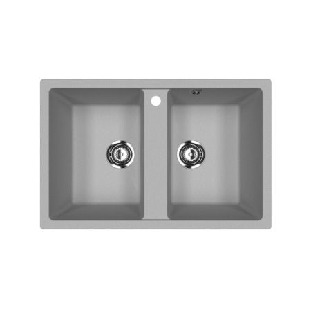 Кухонная мойка Ulgran U-608-342, графит, артикул U-608-342