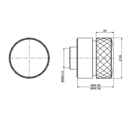 Fima Carlo Frattini Texture Collection Запорный вентиль 1/2", цвет: чёрный матовый, артикул F5613/1HNS