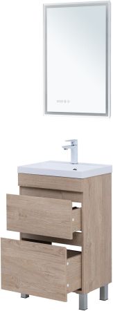 Тумба под раковину Aquanet Нота New 50 дуб светлый, артикул 00344137