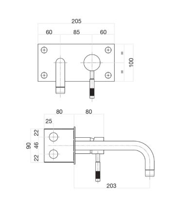 Смеситель для раковины Fiore XENON 44CR7728, хром, артикул 44CR7728