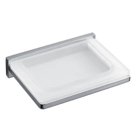 Colombo Look Мыльница подвесная, цвет: хром/матовое стекло, артикул B1601.CR-VAN