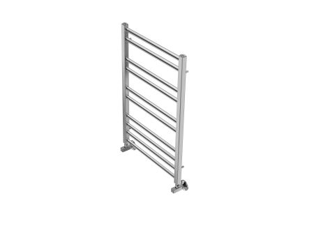 Полотенцесушитель водяной Aquatek (Акватек) П10 500х800 мм, подключение нижнее/диагональное, сверхпрочная пищевая нержавеющая сталь AISI 304L, гарантия 10 лет, артикул AQ KO1080CH