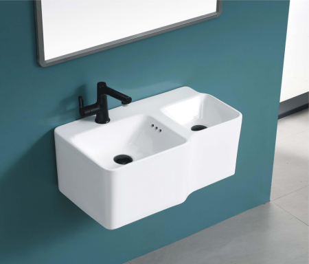 Раковина Double BELLA (645х365х300) двойная подвесная Cerutti SPA