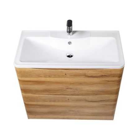 Мебель для ванной комнаты BELBAGNO ACQUA-800-2C-PIA, артикул BB800/455-LV-MR-ALR