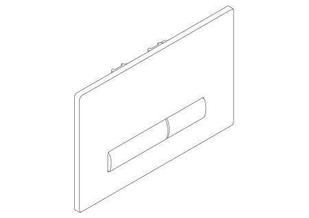 Кнопка смыва BelBagno GENOVA, цвет-золото, артикул BB022-GV-ORO