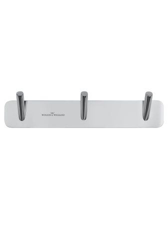 Вешалка с 3 крючками для ванной WONZON & WOGHAND STILL, Хром (WW-6635)