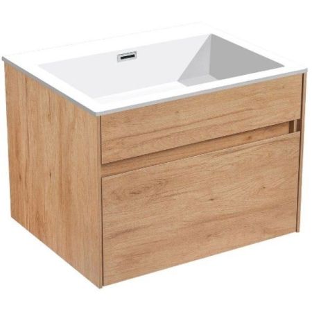 Тумба под раковину Vincea Chiara VMC-1C600YO подвесная Y.Oak, артикул VMC-1C600YO