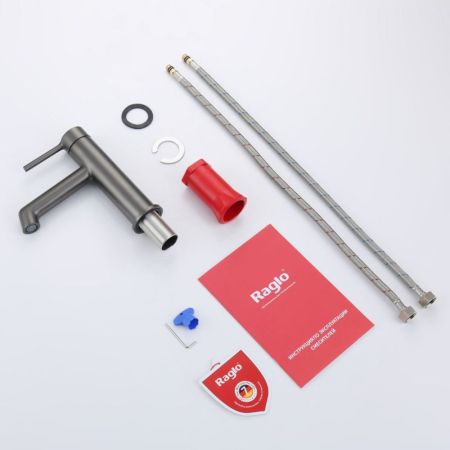 Смеситель для раковины Raglo R20.10.09, графит