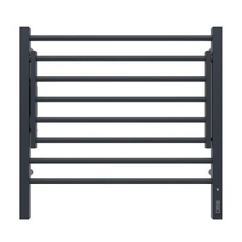 Полотенцесушитель электрический с полкой Terminus Горизонт П8 60х60 КС, черный муар