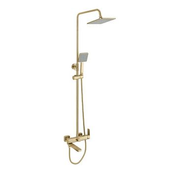 Душевая система Fmark FS8745-22C, матовое золото